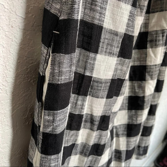 Anthropologie Gingham Off The Shoulder Dress - Picture 9 of 9